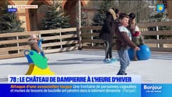 Yvelines: le château de Dampierre à l'heure d'hiver