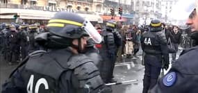 Incidents près de la gare de Lyon à Paris en marge du défilé contre la loi Travail