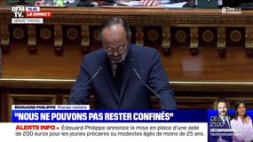 Edouard Philippe évoque un "chemin de crête" entre "le risque d'une deuxième vague" et "l'asphyxie collective"