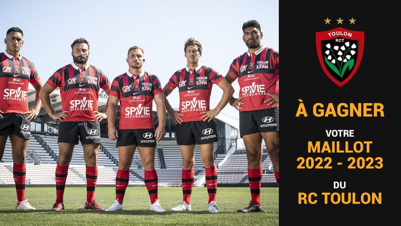 A GAGNER : VOTRE MAILLOT DU RC TOULON