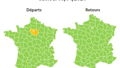 La journée de samedi est de nouveau classée orange dans le sens des départs en Ile-de-France.