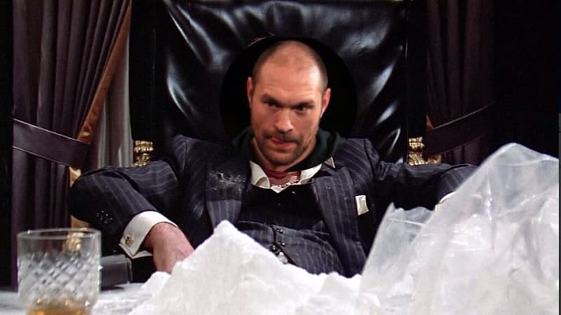 Tyson Fury en mode Scarface