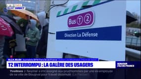 La galère des usagers après l'interruption d'une partie du T2