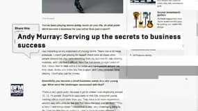 Andy Murray à la tête d'un juteux business
