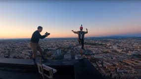 Un Lyonnais a sauté en septembre 2023 de 171m de haut depuis la tour To-Lyon, près de la Part-Dieu.