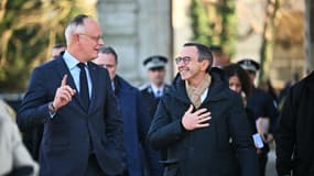 Édouard Philippe et Bruno Retailleau au Havre le 13 janvier 2025. (Photo d'archive)