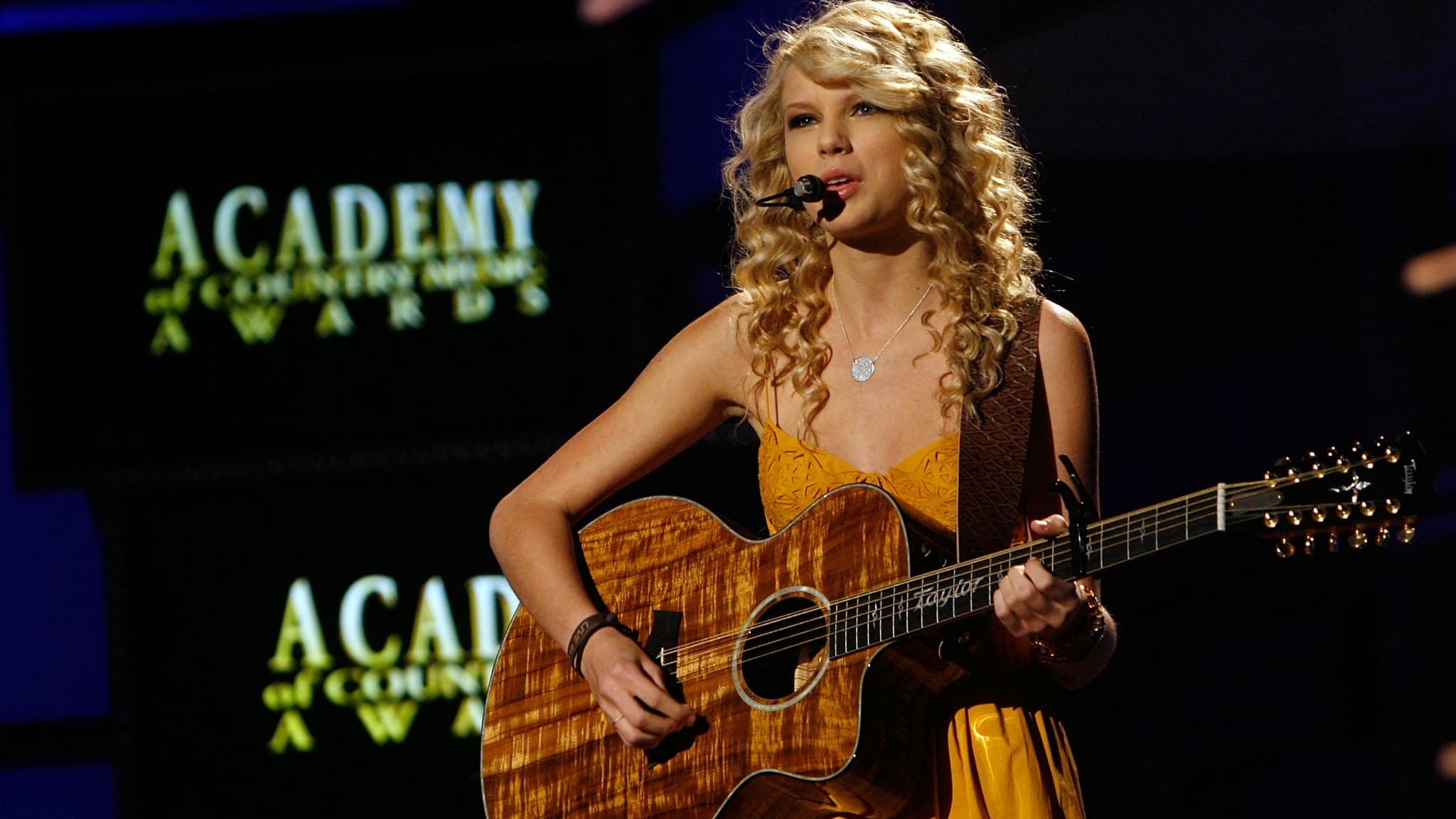 Taylor Swift à Las Vegas le 13 mai 2007, dans ses années country