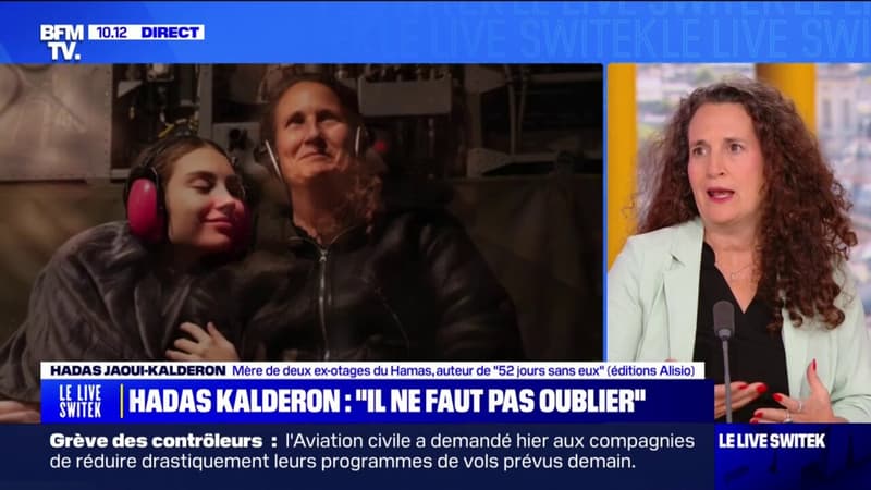 Hadas Jaoui-Kalderon (mère de deux ex-otages et militante pour la paix) sur ses enfants: 