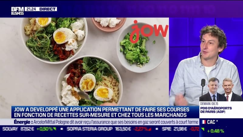 Jow : l'appli de courses sur mesure