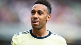 Pierre-Emerick Aubameyang avec Arsenal en septembre 2021