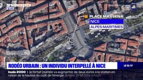 Nice: un individu interpellé après un rodéo urbain place Masséna
