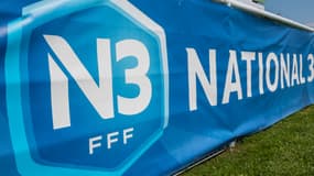 Le logo de National 3, pris en photo à Blagnac, en août 2024.