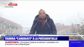 Christiane Taubira promet "un revenu de 800 euros par mois pendant cinq ans" aux étudiants