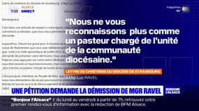 Strasbourg: une pétition demande la démission de Mgr Ravel