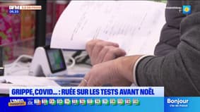 Grippe, Covid... ruée vers les tests avant Noël