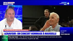 "On est fier": le producteur de la tournée Formidable Aznavour, se félicite que le spectacle se joue à Marseille, une ville qu'appréciait le chanteur