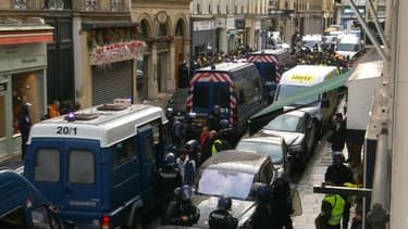 La rue Vignon a été bloquée pendant 6 heures.
