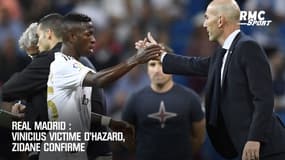 Real Madrid : Vinicius victime d'Hazard, Zidane confirme