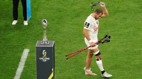 Gabin Villière (Toulon) lors de la finale de Challenge Cup contre le LOU.