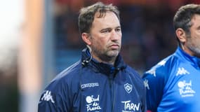 Pierre-Henry Broncan pendant un match de Castres en décembre 2022