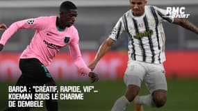 Barça : "Créatif, rapide, vif"... Koeman sous le charme de Dembélé