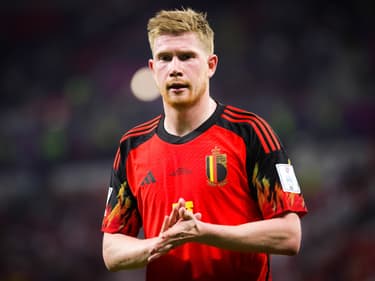 Kevin De Bruyne avec la Belgique en novembre 2022
