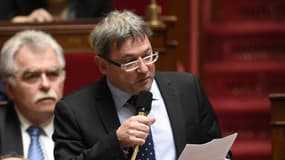 Nicolas Sansu, député communiste du Cher, en 2015 à l'Assemblée nationale