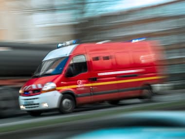 Une véhicule des pompiers à Roubaix (Nord) le 16 janvier 2015. (Photo d'illustration)