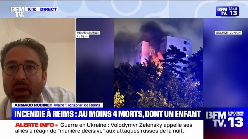 Incendie à Reims: 