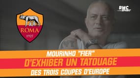 AS Rome : Mourinho "fier" d'exhiber un tatouage des trois coupes d'Europe