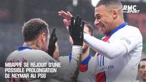"Lui et le club le méritent" : Mbappé se réjouit d'une possible prolongation de Neymar au PSG