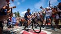 Tour de France ; Thibaut Pinot dans le virage Pinot le 22 juillet 2023