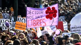 Des manifestants contre l'avortement, le 1er février dernier.