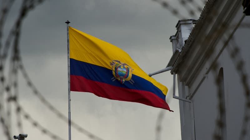 Le drapeau équatorien - Image d'illustration 