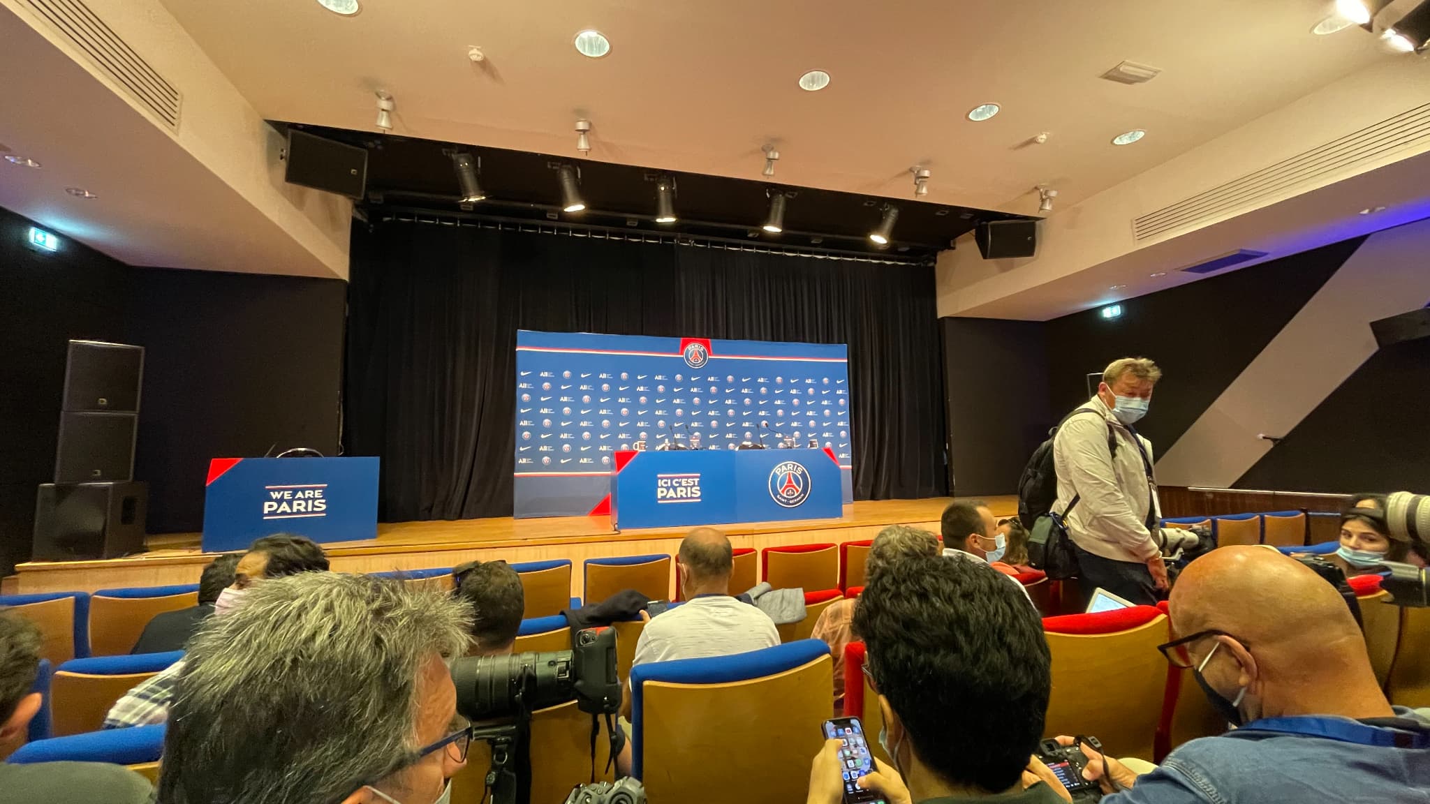 salle de presse Parc des Princes