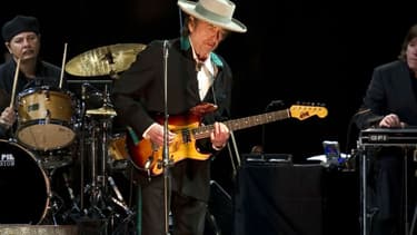 Bob Dylan lors d'un concert à Shanghai en 2011.
