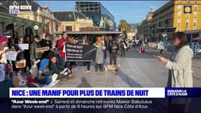 Nice: une manifestation pour demander plus de trains de nuit