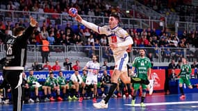 Ludovic Fabregas lors de Hongrie-France pour le tour principal de la Coupe du monde de handball, le 21 janvier 2025.