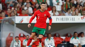 Cristiano Ronaldo buteur lors du match entre le Portugal et l'Ecosse, le 8 septembre 2024