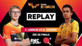 Replay : entrée en lice tranquille pour Felix Lebrun face à un adversaire inédit ? (WTT Smash China)