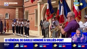 Var: le général de Gaulle honoré à Solliès-Pont