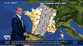 La météo pour ce lundi 24 octobre 2016