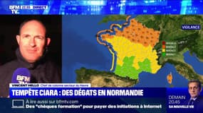 Tempête Ciara: des dégâts en Normandie - 09/02