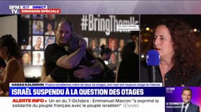 Otages du Hamas: "Mes enfants n'ont pas vu leur père depuis un an", raconte Hadas Kalderon