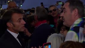 "Vous êtes l'otage du Rassemblement national": Emmanuel Macron interpellé lors d'un bain de foule au Havre