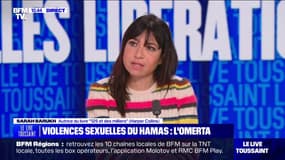 Exactions perpétrées par le Hamas envers les femmes: "Je pense qu'il y a une méconnaissance de ce qui se passe sur place", affirme l'autrice Sarah Barukh