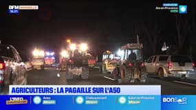 Manifestation des agriculteurs : la pagaille sur l'A50