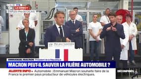 Macron sur l'automobile: l'État apportera "plus de 8 milliards d'euros d'aides au secteur"
