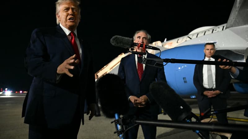 "Nous sommes dans les derniers efforts": Donald Tr