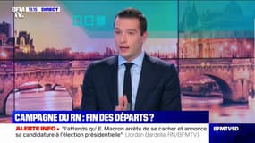 Jordan Bardella: "Éric Zemmour est aujourd'hui le meilleur cadeau fait à Emmanuel Macron"